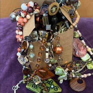 Bohemian themed mystery jewelry lot